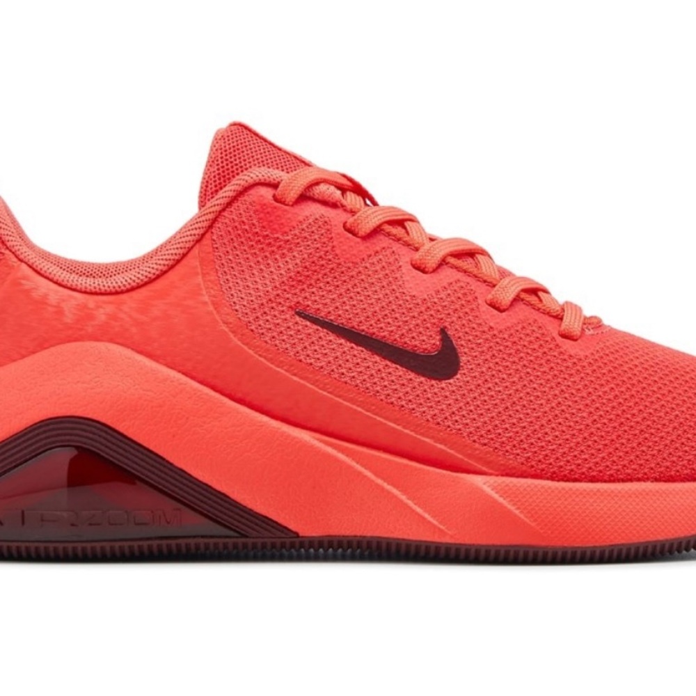 Nike Red Athletic Shoes Breathable Mesh Design - Picture 3 of 3